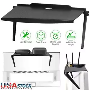 TV Set-Top Box Screen Top Shelf Desktop Adjustable Storage Rack Holder Bracket - Picture 1 of 14