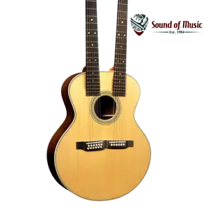 Martin Grand J-28E DN Doubleneck Standard Series Acoustic-Electric Guitar W/Case - Picture 1 of 5