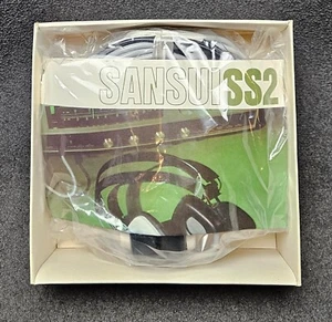 NOS Sansui SS-2 Stereo Kopfhörer 8Ω - Vintage 1970er Japan * Neu in Box mit Band - Bild 1 von 9