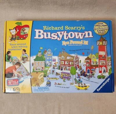 Richard Scarry’s Busytown Eye Found It Board Game Ravensburger Near Complete EUC - Image 1 of 4