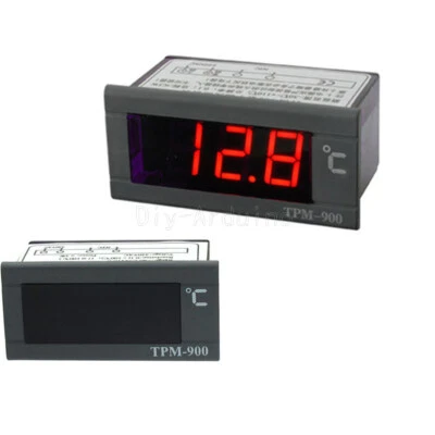 Digital TPM-900 220V Temperature Controller LED Panel Meter with Sensor