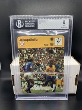 1977 Sportscaster Finnish Promo PELE BGS 8 POP 1 RARE World Cup Fotbal