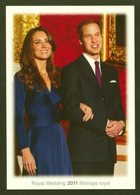 Canada 2011 Royal Wedding Postal Card, William & Kate, VF/XF- Pristine Condition - Image 1 of 2