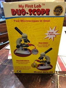 My First Lab-DUO-SCOPE-Model MFL-06-Two MICROSCOPES in One with Accessories! - Picture 1 of 4