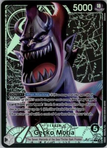 Gecko Moria OP06-080 Alternate Art Leader One Piece Card Game OP06 Parallel - Picture 1 of 2