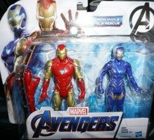 Marvel Legends 6" Endgame IRON MAN MK 85 SUIT RESCUE PEPPER POTTS 2-Pack INSTOCK