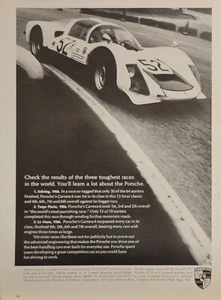 1975 Porsche Carrera 6 1966 Kennzeichen Florio Renndruck Ad - Bild 1 von 1