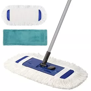 Dust Mop for Hardwood Floors with Extendable Long Handle 57'' and 2 D... - Picture 1 of 7