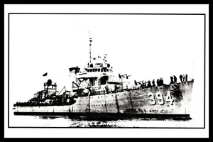 Postkarte USS Sampson DD-394 - Bild 1 von 2