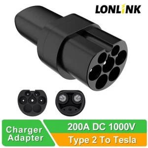 LONLINK Typ 2 auf Tesla Adapter 200A EV Ladestecker für Tesla X/Y/S - Bild 1 von 6