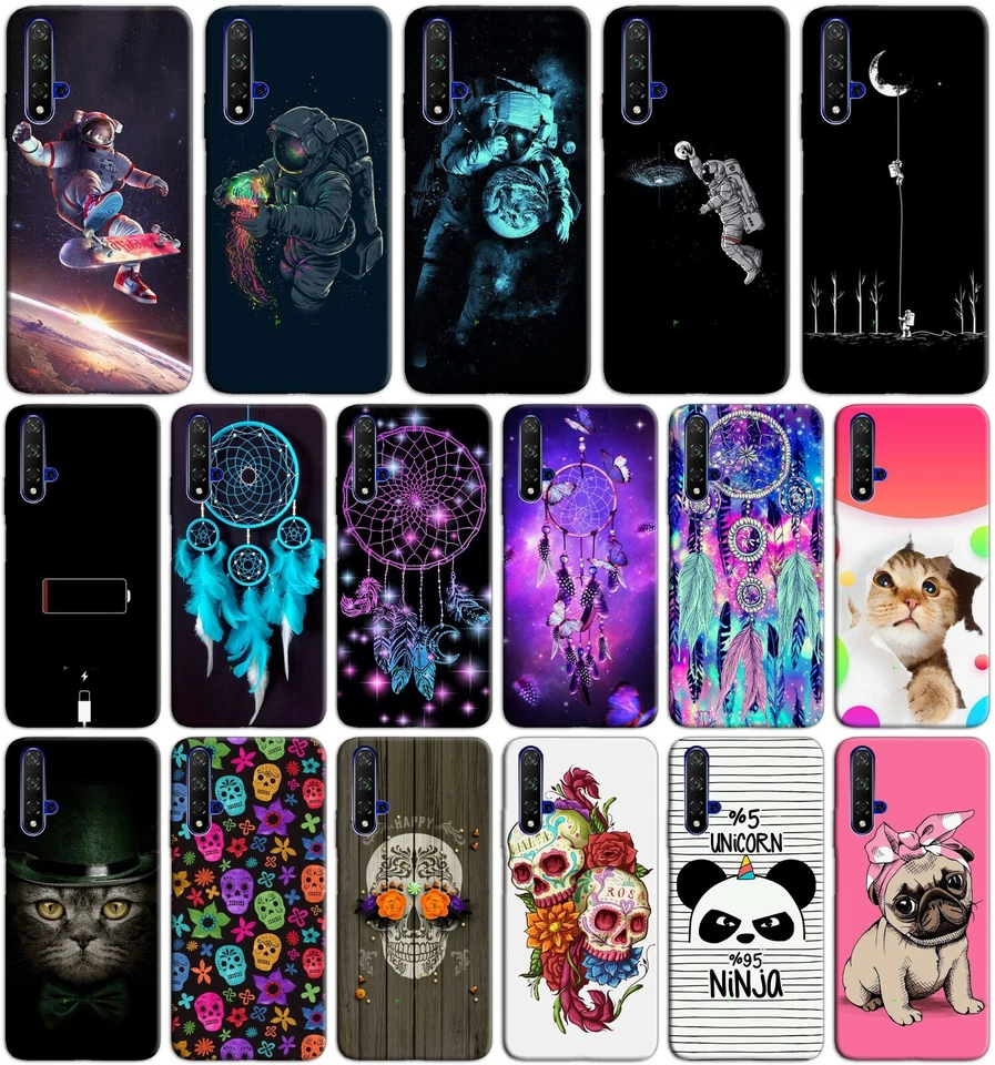 Cover custodia case morbida in TPU per HUAWEI HONOR 20 / 20 PRO fantasia M10 - Immagine 1 di 1