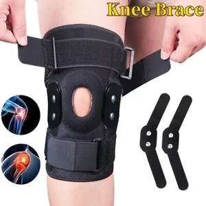 Orthopedic Hinged Knee Brace Support Compression Sleeve Patella Stabilizer Wrap - Picture 1 of 26