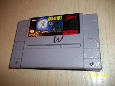 Out of This World (Super Nintendo Entertainment System, 1992) LOOK BUY IT NOW - Image 1 of 3