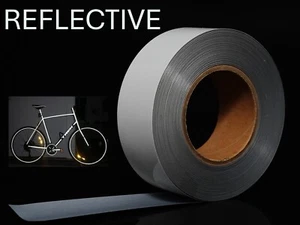 Cinta reflectante para planchar de 10 mm para ropa de trabajo, bicicleta, bolsas, abrigos para perros, chaquetas - Imagen 1 de 2