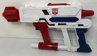 Vintage Hasbro Transformers Energon Optimus-Prime Energon Blaster 2002 Red White - Image 1 of 4