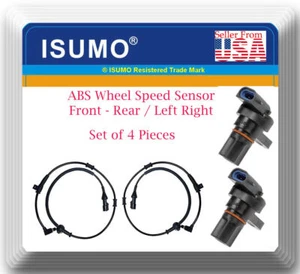 4 Kits ABS Wheel Speed Sensor Front Rear Left/Right Fits: Excursion F 4WD - Picture 1 of 5