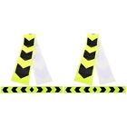  4 Pcs Reflective Arrows Tape Sticker for Vehicle Car Stickers
