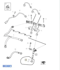 Genuine Volvo 2.0 Diesel Injector Seal kit Per Injector - Picture 1 of 1