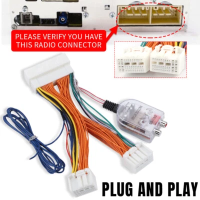 Radio Add AMP Amplifier Interface Adapter Harness For Kia Forte Hyundai Accent - Image 1 of 4