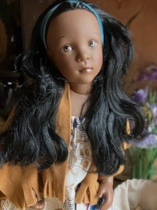 poupee neuve petitcollin CANDICE sylvia natterer poupee coloree superbe - Photo 1/4