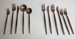 Gugrida 1 Complete Set + Extras Stainless S. Luxury Dinnerware Silverware Cooper - Picture 1 of 4