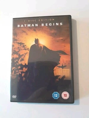 Batman Begins (DVD, 2006) (1- Disc) Disc & Cover, No Case. Christian Bale. - Image 1 of 2