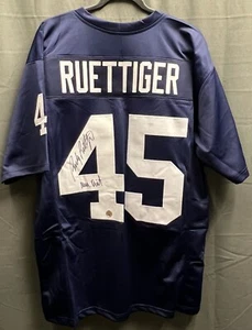 RUDY RUETTIGER SIGNED 'NEVER QUIT' NORTE DAME JERSEY ~RUDY 45 Authenticated - Picture 1 of 5