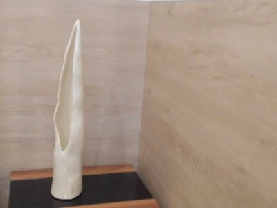 Vase  creme glasiert  57cm Keramik  Portugal  Neu - Bild 1 von 2