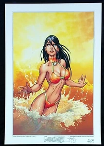 FATHOM 15th ANNIVERSARY ART PRINT ~ MICHAEL TURNER & PETER STEIGERWALD / SIGNED - Picture 1 of 1