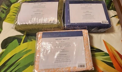 COLECCIÓN CONSERJE Juego de Sábanas 6 Piezas Talla Queen (Floral Melocotón-Bonito para Verano) Foto 1 de 4