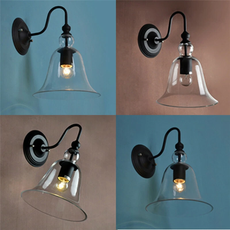 Indoor Wall Lamp Bedroom Wall Light Balcony Glass Wall Sconce Hallway Wall Light - Image 1 of 4