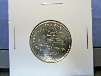  2002-P CLAD Quarter INDIANA Upper Grading Ranges MINT STATE UNC BU - Image 1 of 2