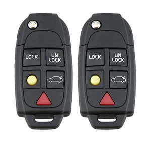 2 For Volvo V70 S60 2000 2001 2002 2003 2004 2005-2007 Key Fob Shell Replacement - Picture 1 of 5