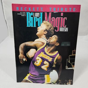 BECKETT TRIBUTE LARRY BIRD MAGIC JOHNSON ISSUE #6 BOSTON CELTICS LA LAKERS - Picture 1 of 5
