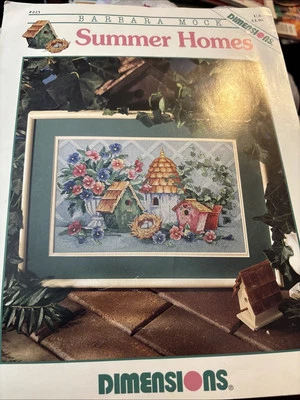 Dimensions #223 Summer Homes Counted Cross Stitch Chart - Image 1 of 3