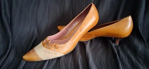 Emilio Lucax Leather , Size 6 Kitten Heel. 1950's - 1960s. MOD Revival. - Picture 1 of 7