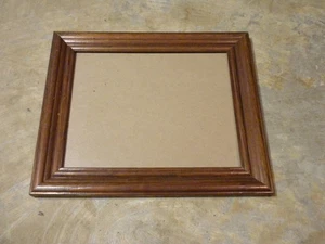 Vintage 10" x 8" Glas Abdeckung Bild Größe 12-1/2" x 10-1/2" Holz Bilderrahmen - Bild 1 von 14