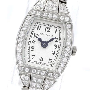 HAMILTON H311510 Diamond Bezel Silver Dial Quartz Ladies Watch_919409 - Picture 1 of 6