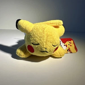 Pokemon SLEEPING PIKACHU 2024 Jazwares Peluche Pequeño 6" Nuevo Con Etiquetas - Imagen 1 de 8