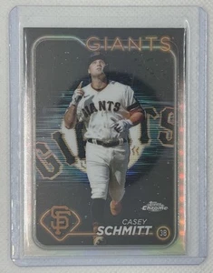 2024 Topps cromo tablero de luz logotipo refractor Casey Schmitt #220 - Imagen 1 de 2