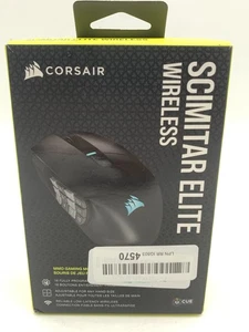 CORSAIR SCIMITAR ELITE RGB WIRELESS MMO Gaming Mouse Black - Picture 1 of 13