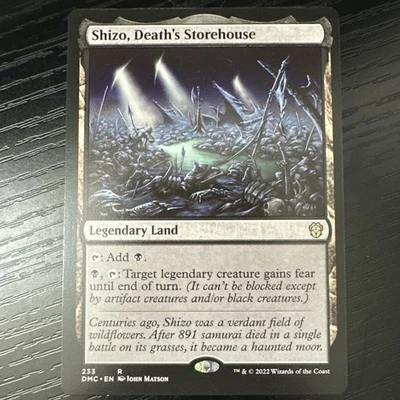 Magic: The Gathering Dominaria United Commander Shizo, Death’s Storehouse #233 - Image 1 of 2