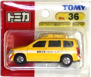 Blister Tomica 36 Toyota Probox Highway Public Corporation Patrol - Imagen 1 de 2