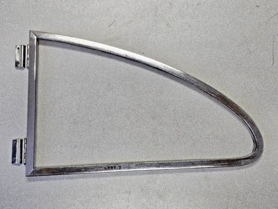 USED ORIGINAL PORSCHE 356B 356C LEFT REAR DRIVERS CHROME QUARTER WINDOW FRAME #3 - Image 1 of 4