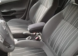 ARMLEHNE OPEL CORSA D (2006-2014) STOFF SCHWARZ NEU - KOSTENLOSER VERSAND - Bild 1 von 1