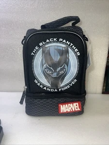 ✅NUEVO✅ Disney Marvel La Pantera Negra Wakanda Forever Bolsa de Almuerzo Caja - Imagen 1 de 7