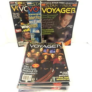 Star Trek Voyager Magazine Lot Of 19 Complete Issues 1-19 1995-1998 Sci-Fi VGC - Picture 1 of 9
