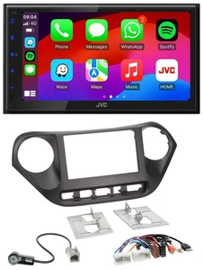 JVC Bluetooth 2DIN MP3 DAB USB Autoradio für Hyundai i10 ab 2013 AUX USB - Bild 1 von 10