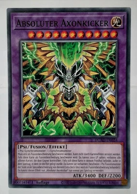 Playset 3x Absoluter Axonkicker - DUAD-DE034 - Duelist`s Advance  - DE/NM 1.Aufl - Bild 1 von 2