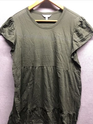 Camiseta de vestir Time & Tru talla XXXL verde 22 bolsillos manga corta nueva sin etiquetas Foto 1 de 4